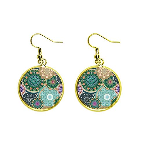 Boucles d'oreilles or et tissu pour illuminer vos tenues d'été et sorties bohèmes