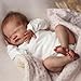 CHAREX Reborn Baby Dolls - Realistic Baby Doll Lifelike 18 Inch Newborn Real Baby That Looks Real Eyes Closed with Full Accessories for Kids, Parents and Collectors Gifts
