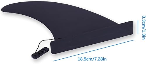 Miniatura 3 de Aletas ISUP de 9 pulgadas, aleta central de tabla de remo, repuesto de aleta deslizante para tabla de remo inflable, aleta SUP de liberación rápida,