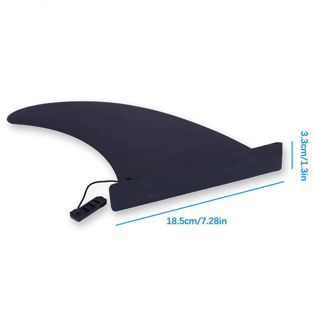 SEAPLUS Quilla de Paddle Surf, Aleta de Tabla de Surf Hinchable 9in ABS