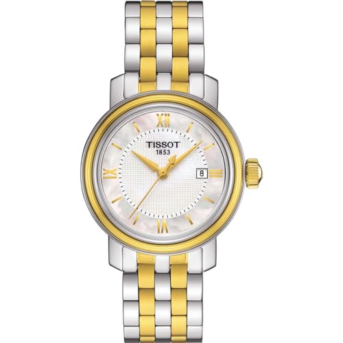 TISSOT Reloj Analógico para Mujeres de Cuarzo Suizo con Correa en Acero Inoxidable T0970102211800
