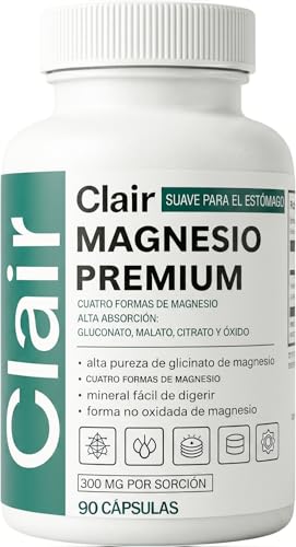 Clair Magnesio Premium Clair Magnesium Glycinate 4 Types of Magnesium