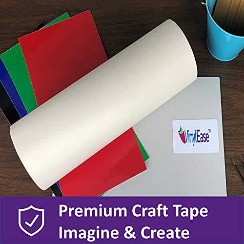 Vinyl Ease 12 Inch X 150 Feet Roll Of Paper Transfer Tape With A Medium Tack Layflat Adhesive. Works With A Variety Of Vinyl. Great For Decals, Signs, Wall Words And More. V0844 #TOP7