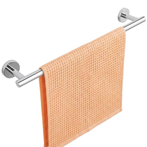 KES Wieszak na ręczniki 50 cm, wieszak na ręczniki do łazienki, montaż ścienny, wykończenie ze stali nierdzewnej 18/8, A2000S50B
