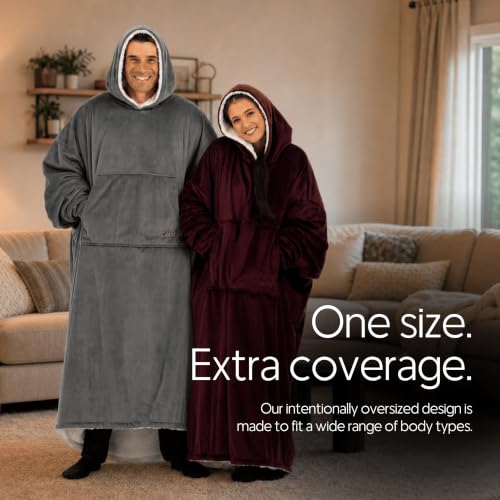 Image of THE COMFY Original Long | Shark Tank | Sherpa Wearable Blanket Hoodie