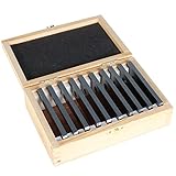 WFLNHB 10 Pairs 1/8 x 4 Inch Accuracy Parallel Block Set .0002 Inch Hardened Accuracy Machinist Tools in Case