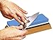 Whetstone Knife Sharpening Stone: 2-Sided Knife Sharpener Set, 1000/6000 Grits, with Non-Slip Base, Angle Guide, Illustrated PDF & Video Instructions - (Arkansas Honing Stone/Japanese Waterstone)