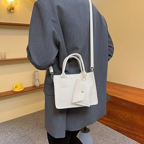 Generic Crossbody Messenger Bag with Coin Purse - Ladies Fashion Handbag, W, 10.63x8.66x4.53in4