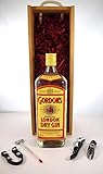 bottling Gordon's Special Dry London Gin (1980's bottling) 1 Litre in einer Geschenkbox, da zu Weinaccessoires, 1 x 1000ml