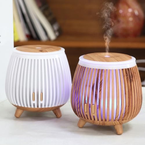 Humidificador y Difusor aromático con luz LED y control táctil miniatura 2