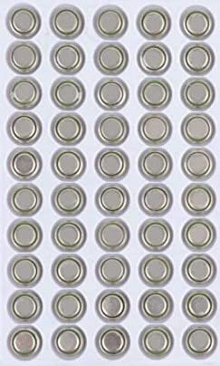 Dreamy Button Cell Batteries LR41 AG3 392A 1.5v Alkaline Batteries for Compatible Electronic Devices (Pack of 50 Batteries)