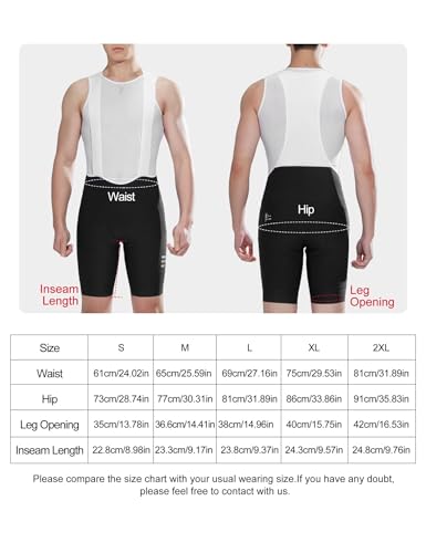 INBIKE Shorts de ciclismo masculinos, acolchoados em 3D, respirável, para bicicleta de estrada, para