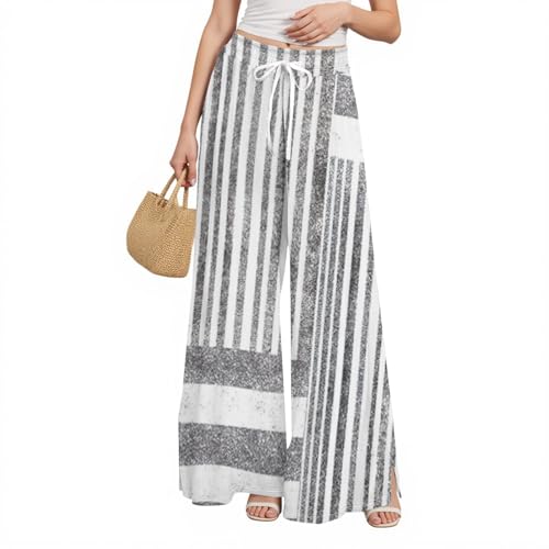 Wide Leg Pants Woman Petite Wide Leg Trousers Boho Lounge Summer Pants Beach Vacation High Waisted Palazzo