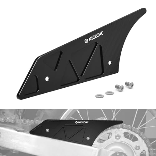 NICECNC Motorcycle Rear Chain Guard Protector Aluminum Compatible with Honda XR650L 1993 1994 1995 1996 1997 1998 1999 2000 2001 2002 2003-2024,CNC Technology