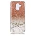 Produktbild Ysimee Marmor Hülle kompatibel mit Samsung Galaxy A6 Plus 2018, Ultra Dünn Soft Silikon Schutzhülle Marble Anti-Shock Kratzfeste Handyhülle Weiche Handytasche Marmor Schale Bumper Hülle, Rosa weiß