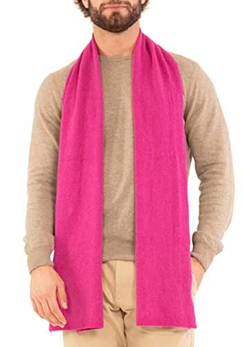 Bufanda de cachemira pura suave italiana accesorio de abrigo de invierno masculino