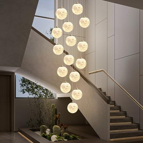 Lampe suspendue E27 design haut de gamme 15 têtes pour grand hôtel et salle à manger moderne