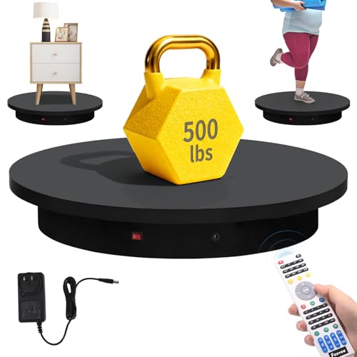 Remote-Controlled 23.6-Inch Turntable