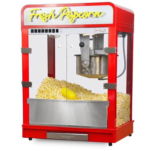Image of Paragon Zenith 32 Oz Commerical Large Popcorn Machine - Red
