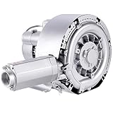750W/1.01HP High-Pressure Regenerative Blower, Industrial Vacuum Pump for Air Blowing Or Suction,52c