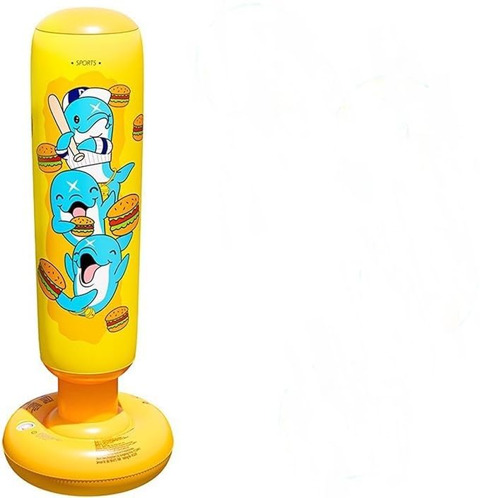 Adult Kids Fitness Training, Boxing Bag for Immediate Bounce-Back for Taekwondo, Relieve Pent Up Energy,Punching Bag Free Standing Boxing and Inflatable-picture-18