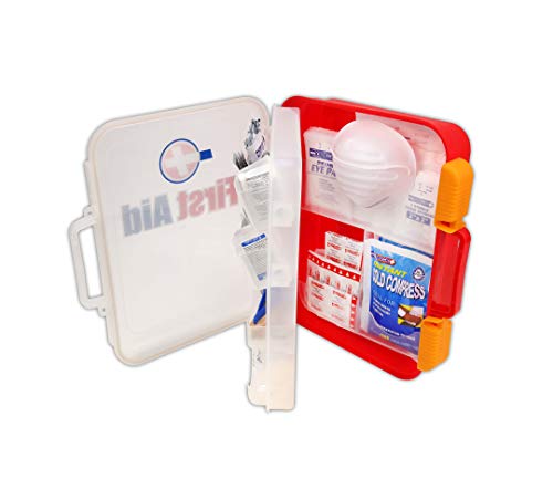 Rapid Care First Aid RC-BLMD-354 354Piece OSHA Multi Compartment Wall Mountable First Aid Kit with Easy Access Tilt Trays - Thumbnail 3