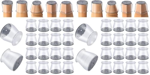 Image of 16 Pcs Chair Leg Floor Protectors - Silicone Felt Pads, Scratch-Proof & Noise-Free, Easy Smooth Moving, Large Size (Fits Round Chair Legs: 1-5 /16 inch to 2 inch Diameter)​ (Pack of 2)