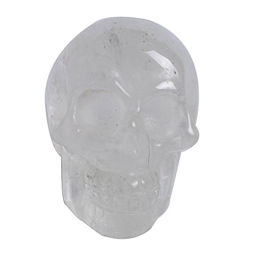 Hjt Hongjintian Natural Quartz Crystal Skull 1.97" H 0.32Lbs ¡­ #TOP3