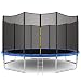 Giantex Trampoline Combo Bounce Jump Safety Enclosure Net W/Spring Pad Ladder, 15 FT