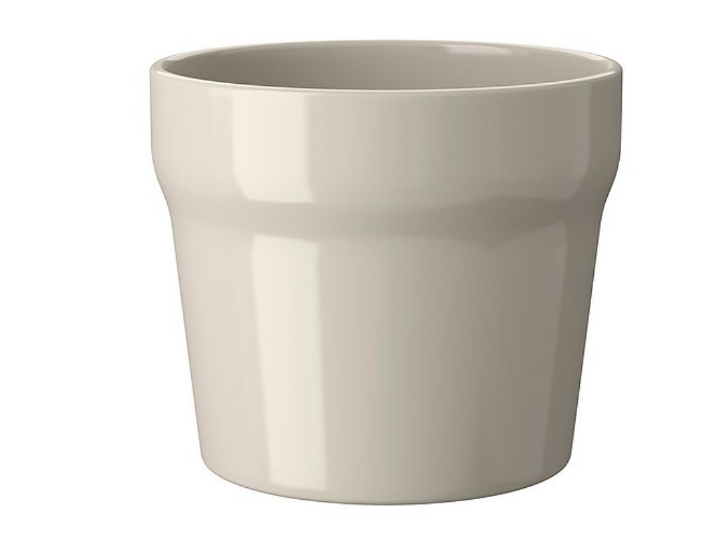 cement planting pots Charcoal Black Cement Planter Pot | Pots | Serene Spaces Living Medium main image 1