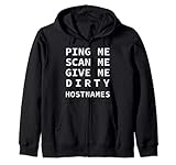 Ping Me Scan Me IT Administrator und Informatiker Kapuzenjacke