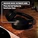 Sony ULT WEAR Noise Canceling Wireless Headphones with Alexa Built-in, Massive Bass and Comfortable Design, Black WHULT900N/B Bundle with 2 YR Enhanced Protection Pack and Wooden Headphone Stand