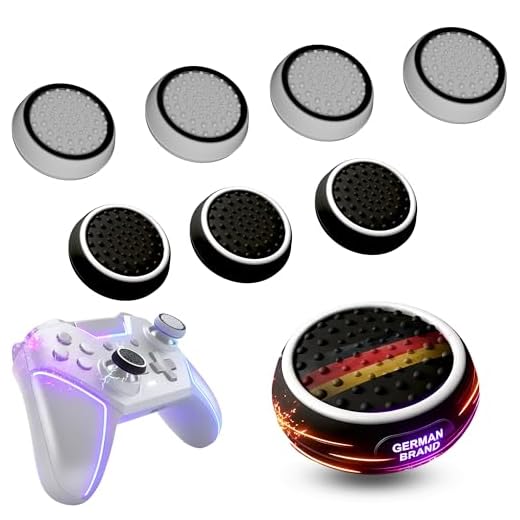 5 Pair / 10 Pcs Ersatz Silicone Thumb Grip Stick Analog Joystick Grips Caps Cover Aufsätze Schutzkappen Joystick Kappen Dualshock Thumbsticks für PlayStation PS4 PS3 Xbox One Nintendo Game Controllers 9 MatoSan® 8x Classic Black & White Thumpstick Kappen Grip Zubehör Set Aim Assist Caps für XBOX One Series X S Nintendo Switch Pro Controller PS5 PS4 Controller Sticks Joystick Schutz Aufsätze