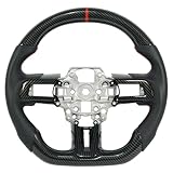 Compatibilité : ce volant est adapté pour Ford Mustang 2018-2021, Mustang Shelby GT350 /GT350R 2018-2021. Veuillez noter que ce volant n'a pas de fonction chauffante. !