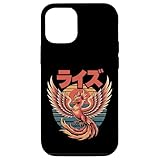 Phoenix Rise Japanese - Rebirth モチベーショングラフィック スマホケース iPhone 12/12 Pro 用