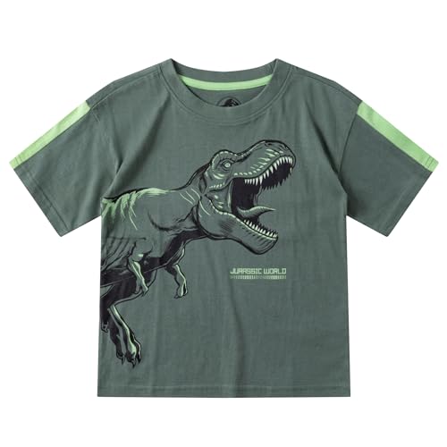 Image of Jurassic World Universal Boys 2 Piece Short Sleeve T-Shirt and Shorts Set for Big Kids