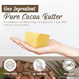 Certyfikowane organiczne masło kakaowe 0,9 kg, czyste, surowe, nieprzetworzone. Niesamowita jakość i zapach. Używaj do balsamu, kremu, balsamu do ust, oleju, patyczka lub masła do ciała. Uprawiane
