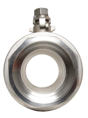 Duda Diesel Duda Energy 2PCBV-WOG200-F075 Full Port Ball Valve, 2 Piece, 3/4" NPT, 304 Stainless Steel with Blue Vinyl Handle, 75"