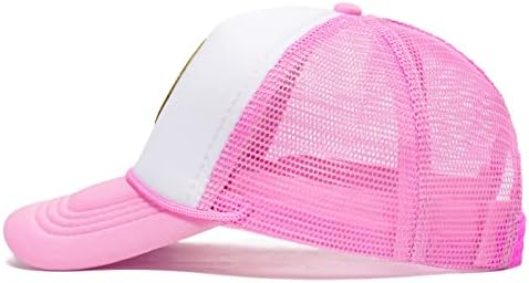 Sinsinfuns Kids Toddler Baseball Hat Cute Trucker Hat Retro Mesh Baseball Cap for Boys Girls Pink