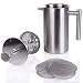 Produktbild Barista's Choice French Press (max. 1 Liter) - hochwertiger Kaffeebereiter aus Edelstahl im edlen Design - spülmaschinenfest & doppelt isoliert