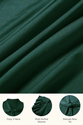 BABEYOND Womens Vintage Flapper Dress 1920s Ruffle Cocktail Party Dresses Tie Neck4