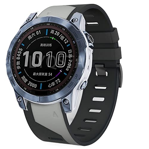 Correa de silicona suave para Garmin Fenix 6 y 5 con ajuste rápido de 22mm 3
