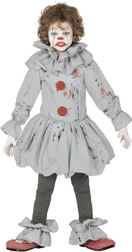 Déguisement clown assassin gris garçon Fiestas Guirca pour Halloween
