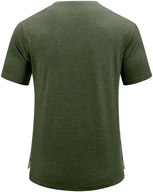 Post Shoulder Surgery Shirts for Men Full Snap Open Tear Away Short Sleeve T Shirt Chemo Port Access Tee Rotator Cuff Surgery - Image 4