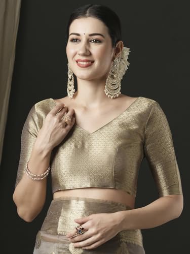 AKHILAM grey navratri saree – image 7