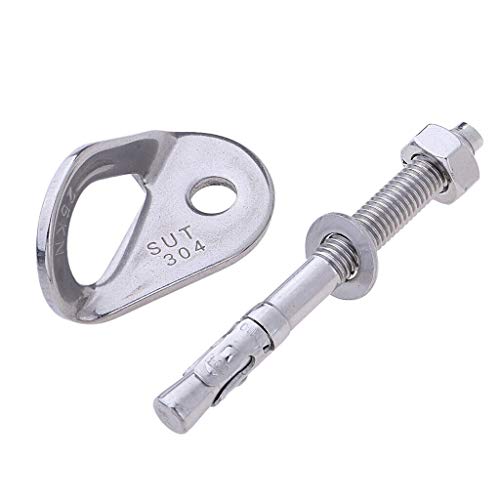 ISOP Climbing Anchor Bolt 2 Set Expansion Bolt and Hanger FIXE 1 Rock