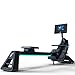 Sportstech Premium Rudergerät für zuhause + Touch Display - Deutsche Qualitätsmarke - App mit Workouts & Training Kursen, klappbare Rudermaschine mit LED Technologie, sRow
