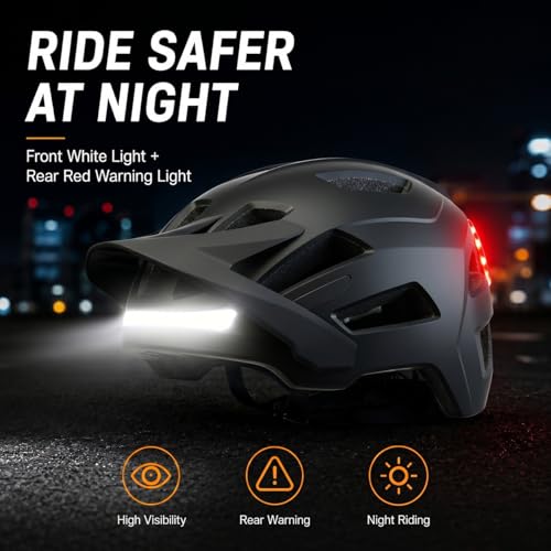 Silkycasters Bike Helmet with LED
