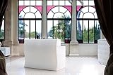 Made in Italy Kloris BANCONE, Bianco Neutro, cm 145x72,5 Altezza cm 110