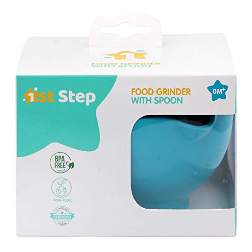 Image of 1st Step Portable Grinding Feeding Masher /Serving Bowl for Baby Food Preparation with Spoon(Pack of 1)